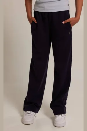 America today Gemêleerde wide leg joggingbroek Blauw Meisjes Sweat Gemêleerd