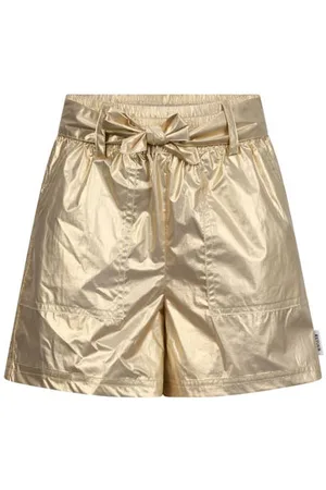 Retour Loose casual short goud Korte broek Meisjes Polyamide Effen