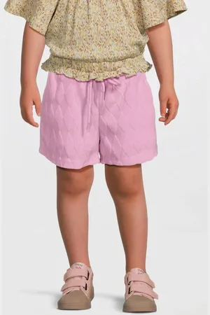 Quapi Regular casual short roze Korte broek Meisjes Polyester Ruit