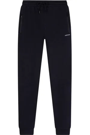 AMBIQUE Slim sweatpant marine Broek Blauw Jongens Katoen Logo
