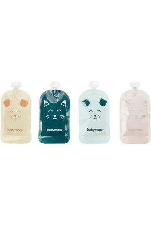 Babymoov Herbruikbare Knijpzakjes Isy Pouches 20 stuks Babyvoeding bewaarbakjes