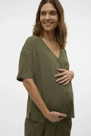 VERO MODA Zwangerschaps blousetop Dames Viscose V