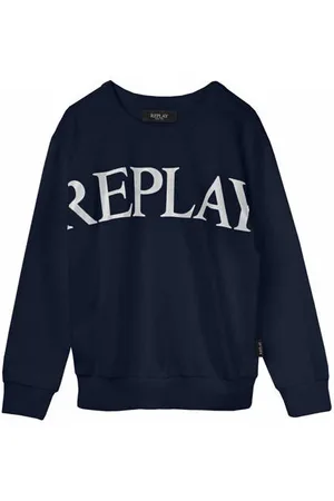 Replay Sweater Jongens Katoen Ronde hals Tekst