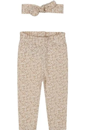 Dirkje Broek + haarband Meisjes Katoen Bloemen