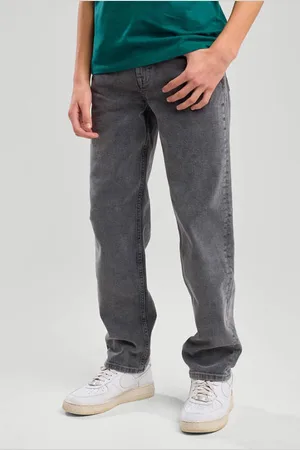 America today Loose waist grey denim Jeans Effen