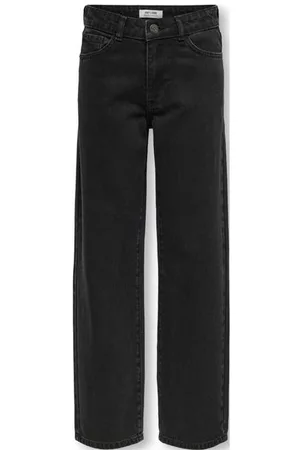 Only & Sons JUNIOR loose fit jeans Zwart Effen