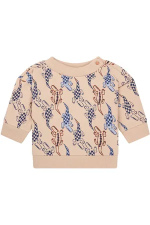 Noppies Baby sweater ecru Trui Jongens Katoen Ronde hals All over print