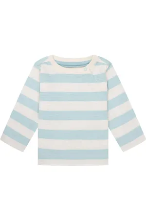 Noppies Baby sweater blauw Trui Jongens Katoen Ronde hals Streep