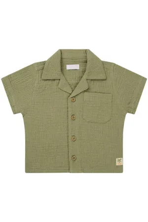 Noppies Baby shirt Overhemd Jongens Katoen Reverskraag Effen