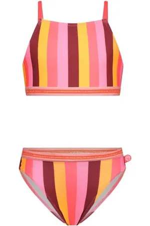 Just Beach Crop bikini Florida Meisjes Polyester Streep