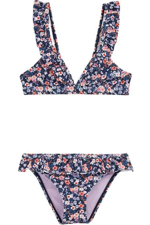 WE Fashion Bikini Meisjes Polyamide Bloemen