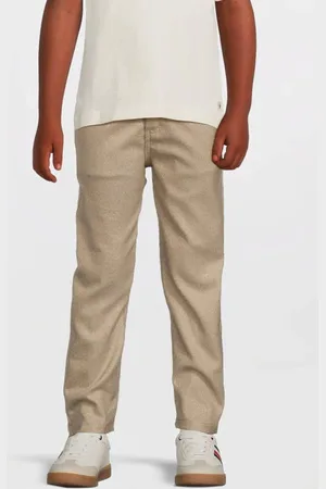 LEVV Regular pantalon Broek Groen Jongens Polyester Melée