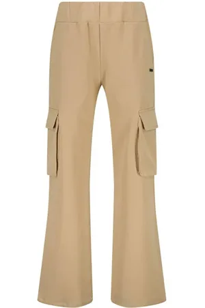 Vingino Loose cargo broek zand Beige Meisjes Polyester Effen