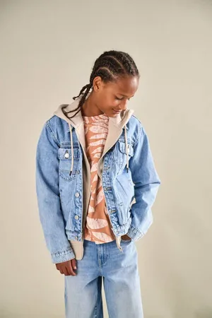 Only & Sons JUNIOR spijkerjas Blauw Effen