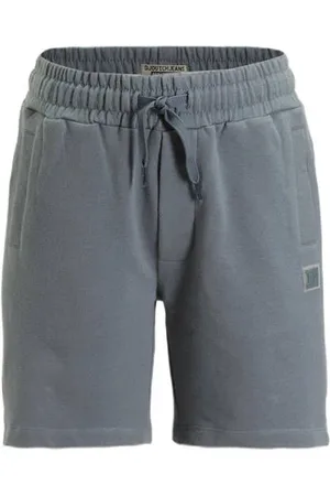 DJ Dutchjeans Regular sweatshort grijsblauw Korte broek Jongens Katoen
