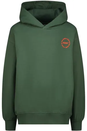 Raizzed Hoodie donkergroen Sweater Backprint