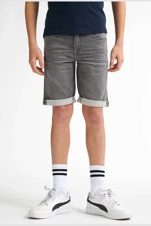 Petrol Industries Denim short grey denim Korte broek Grijs Jongens Katoen