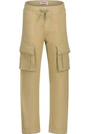 Vingino Loose cargo broek Jongens Katoen Effen
