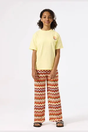 Garcia Wide leg palazzo broek multi Meisjes Polyester All over print