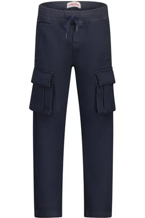 Vingino Loose cargo broek Jongens Katoen Effen
