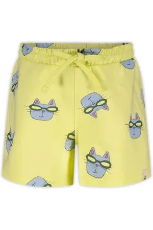 The New Chapter Loose casual short geel Korte broek Jongens/Meisjes Katoen
