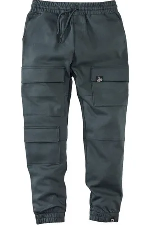 Z8 Kids cargo broek Lenny Grijs Jongens Katoen Effen