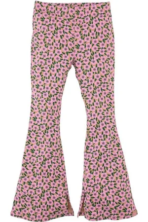Z8 Kids flared broek Alegra met bloemenprint Meisjes Stretchkatoen