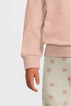 Dirkje Sweater zalm Roze Effen