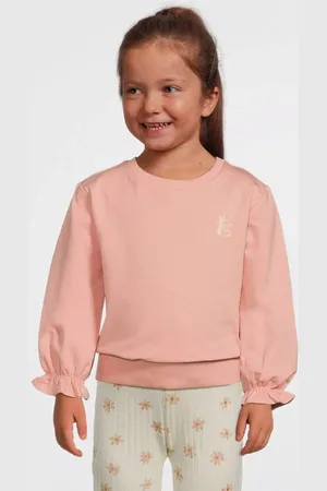 LEVV Little sweater Meisjes Stretchkatoen Ronde hals Effen
