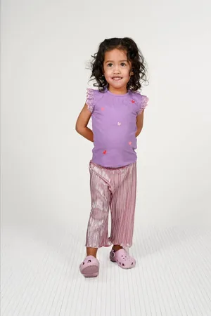 B.Nosy Straight casual broek Meisjes Polyester Effen
