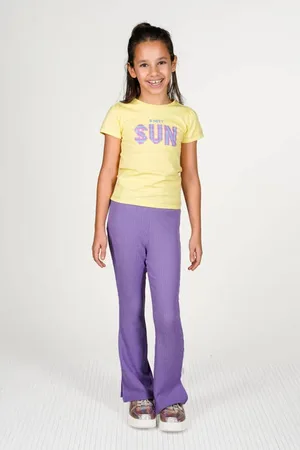 B.Nosy Flared legging Broek Meisjes Polyester Effen