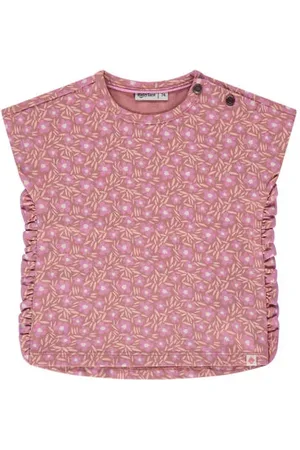 Babyface Mouwloze top Meisjes Stretchkatoen Ronde hals Bloemen