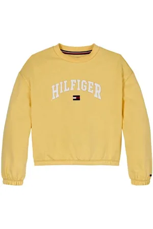 Tommy Hilfiger Sweater geel Logo