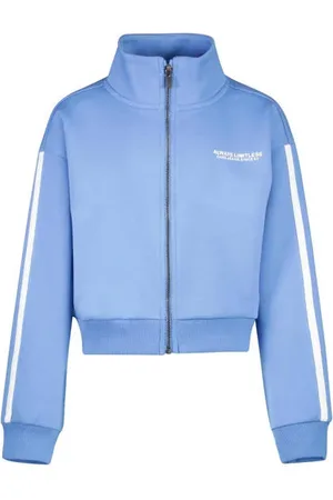 Cars Sweatvest lichtblauw Meisjes Katoen Opstaande kraag Logo