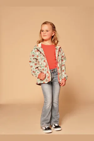 Stains&Stories Flared jeans Blauw Effen