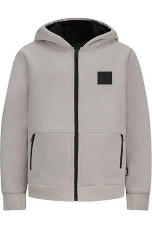 Retour Sweatvest grijs Effen