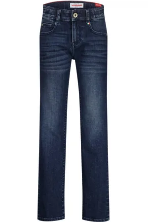 Vingino Straight leg jeans Blauw Jongens Denim Effen