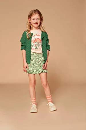 Stains&Stories Rok Meisjes Katoen Bloemen