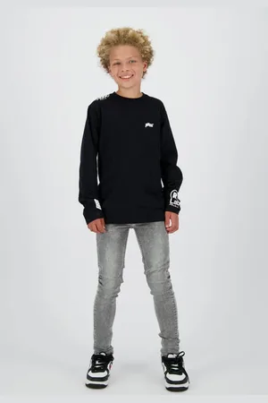 Raizzed Longsleeve zwart Jongens Katoen Ronde hals Printopdruk