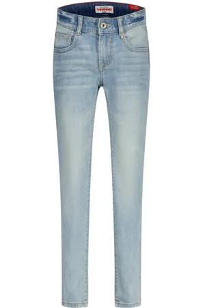 Vingino Skinny jeans light blue denim Blauw Effen