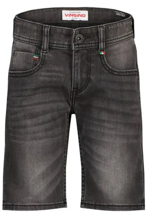 Vingino Regular denim short grey denim Korte broek Grijs Effen