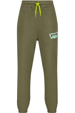 Vingino Relaxed joggingbroek groen Jongens Sweat Logo