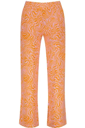 Vingino Loose casual broek oranje Meisjes Viscose All over print
