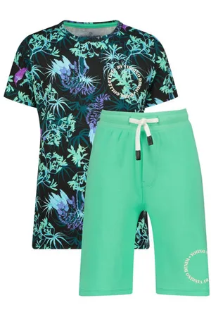 Vingino Shortama Jongens Stretchkatoen Ronde hals All over print