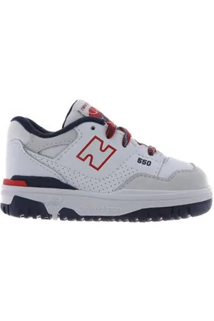New Balance 550 sneakers wit/blauw/rood Jongens/Meisjes Imitatieleer