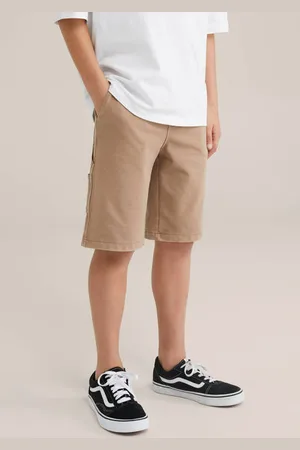 Salty Dog Slim casual short beige Korte broek Jongens Stretchkatoen Effen