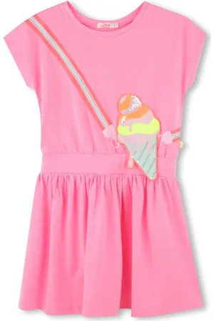 Billieblush Korte jurk Meisjes Polyester Ronde hals Printopdruk