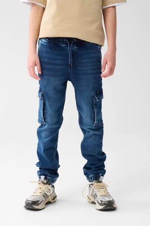 SHOEBY Jeans Blauw Effen