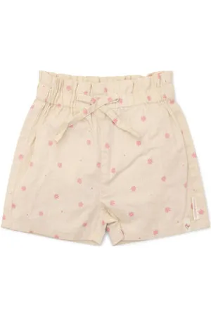 Little Dutch Straight casual short zand Korte broek Beige Meisjes Katoen