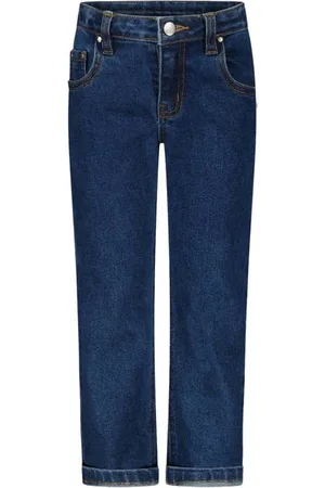 The New Chapter Dark blue denim Jeans Blauw Effen